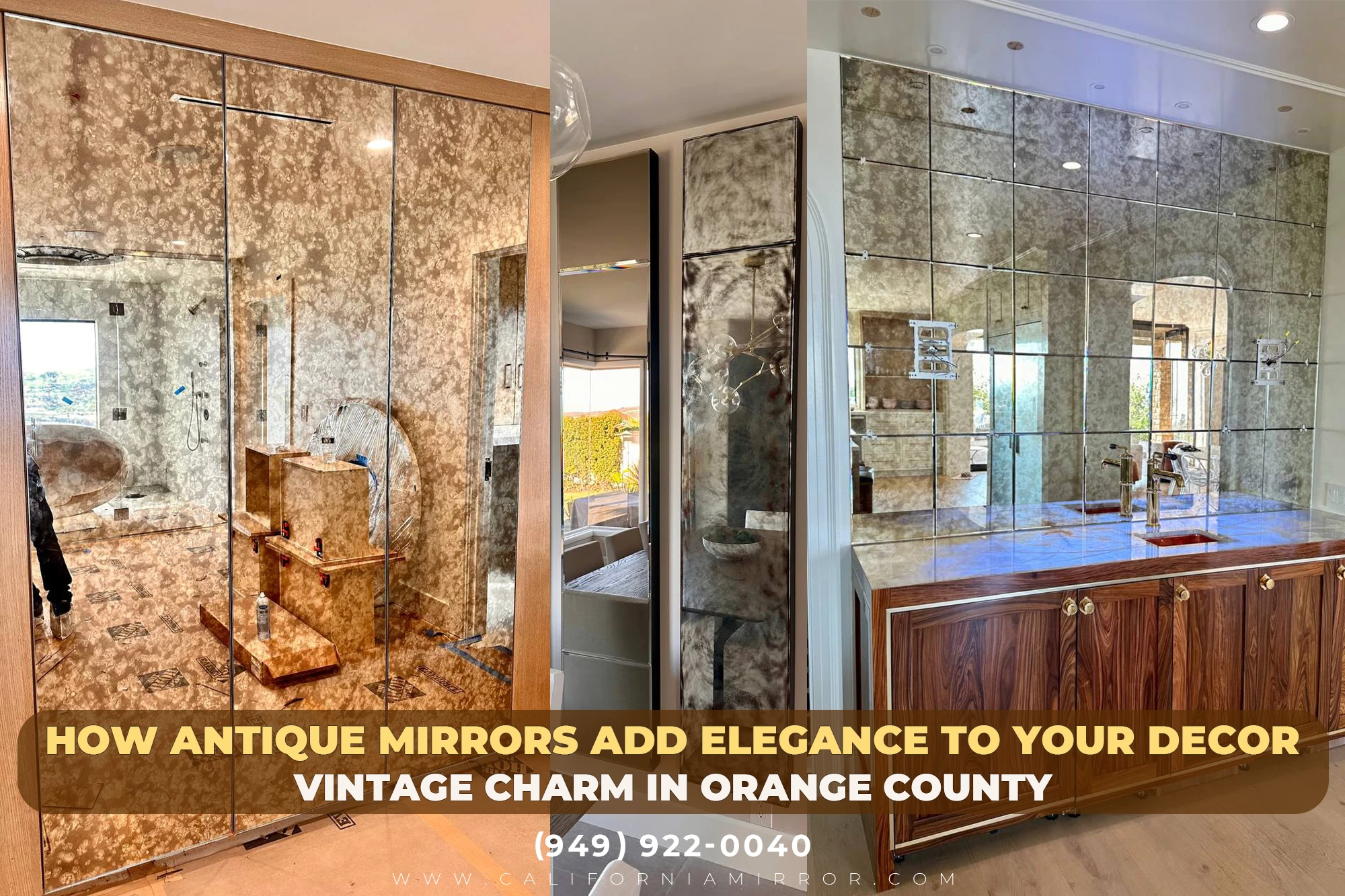 Vintage Charm in Orange County How Antique Mirrors Add Elegance to Your Decor